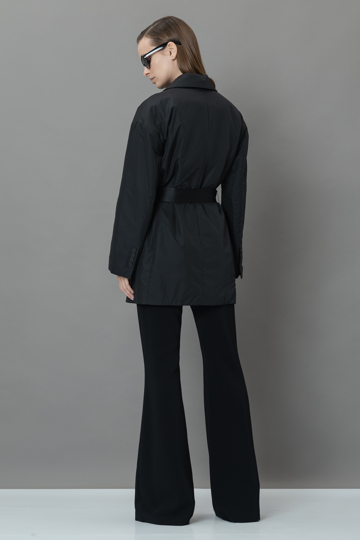 Куртка-жакет VASSA&Co, пол женский, цвет черный