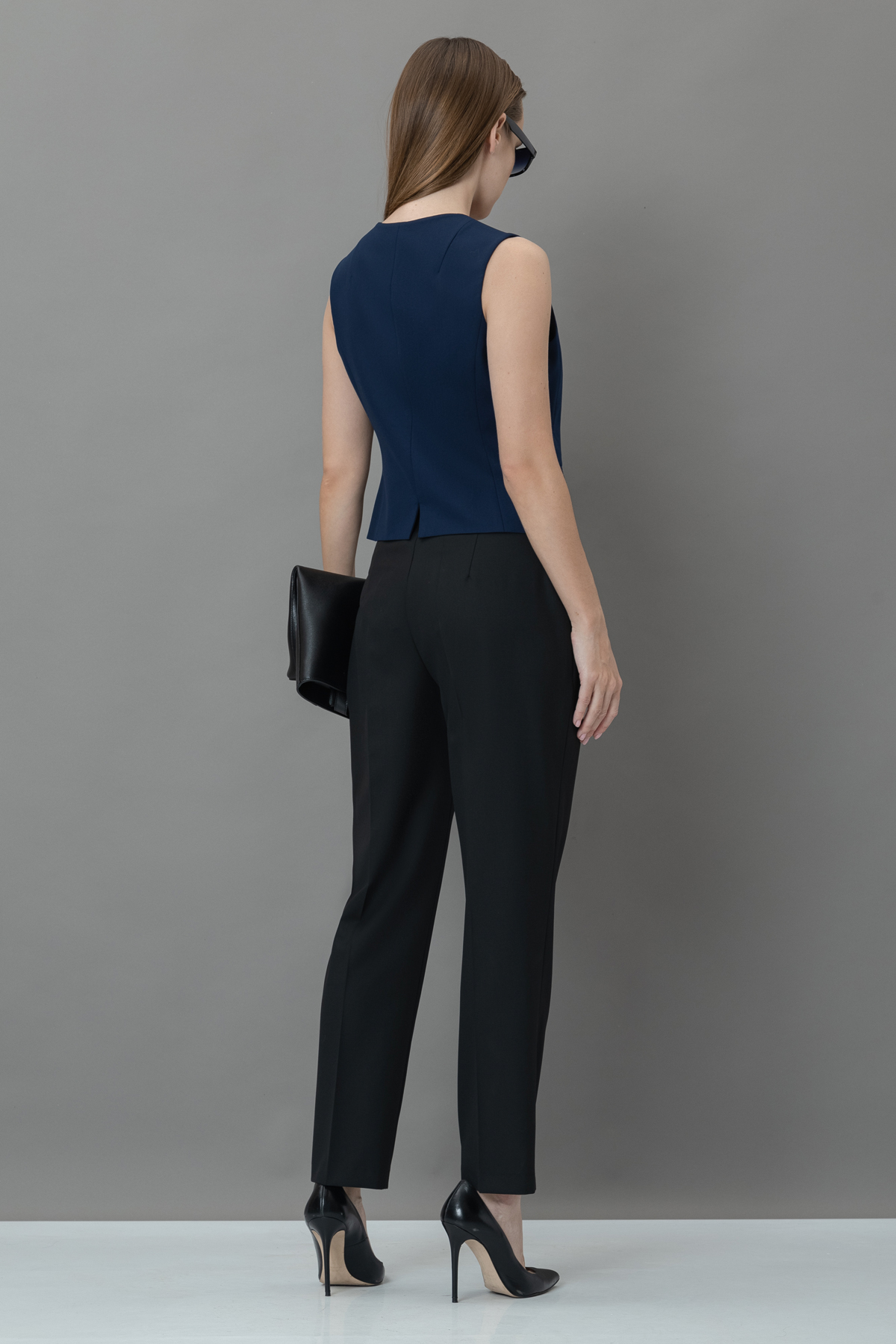 Жилет VASSA&Co, пол female, цвет синий