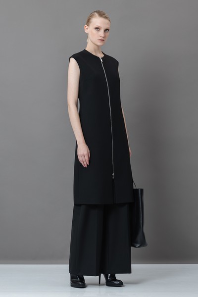 Жилет на молнии VASSA&Co, пол женский, цвет черный, фото №2