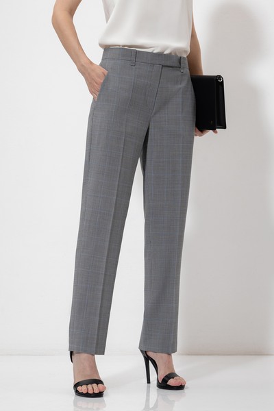 Брюки VASSA&Co, пол женский, цвет серый, фото №3