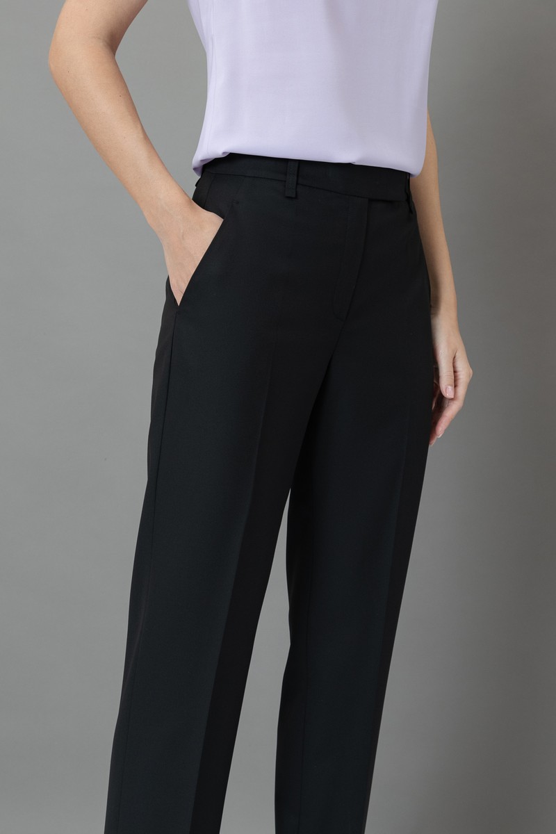 Брюки VASSA&Co, пол женский, цвет черный, фото №4