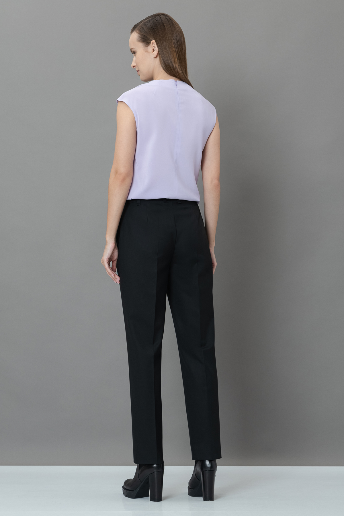 Блузка VASSA&Co, пол женский, цвет фиолетовый, фото №3