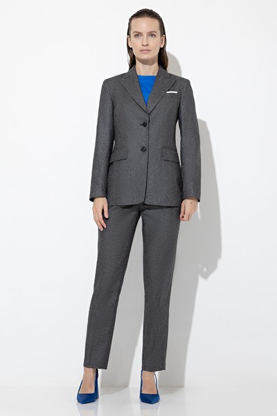 Жакет VASSA&Co, пол женский, цвет серый, фото №3