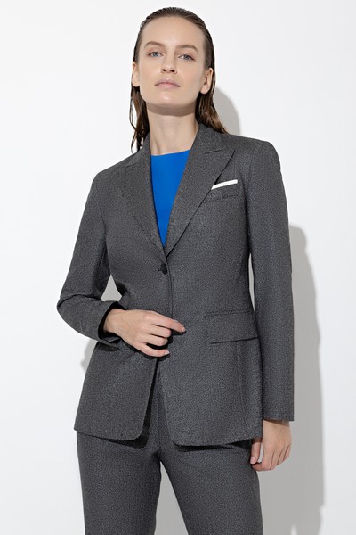 Жакет VASSA&Co, пол женский, цвет серый, фото №2