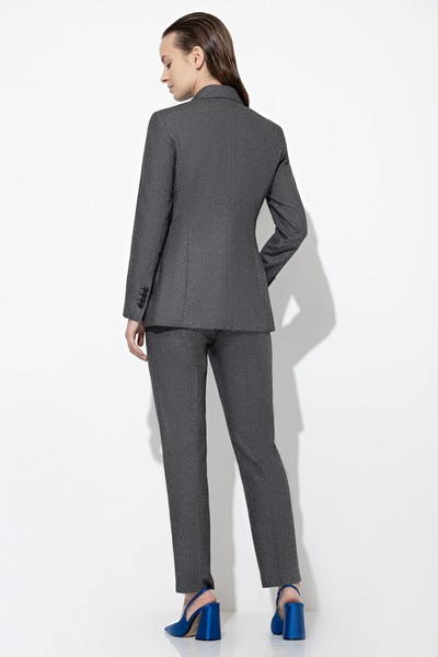 Жакет VASSA&Co, пол женский, цвет серый, фото №4