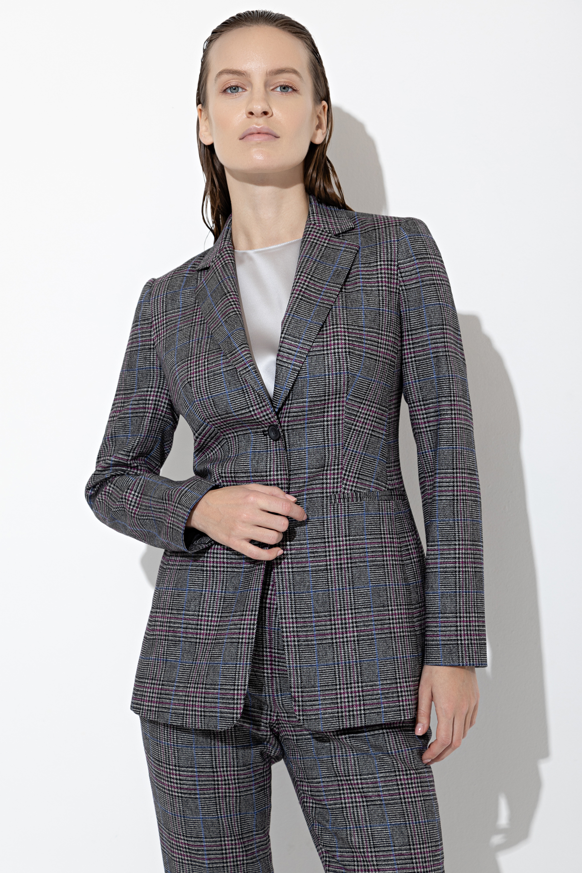 Jacket VASSA&Co, пол female, цвет серый