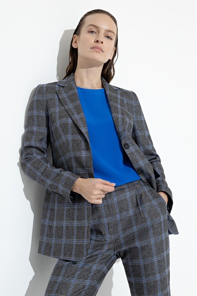 Jacket VASSA&Co, пол female, цвет серый, фото №4