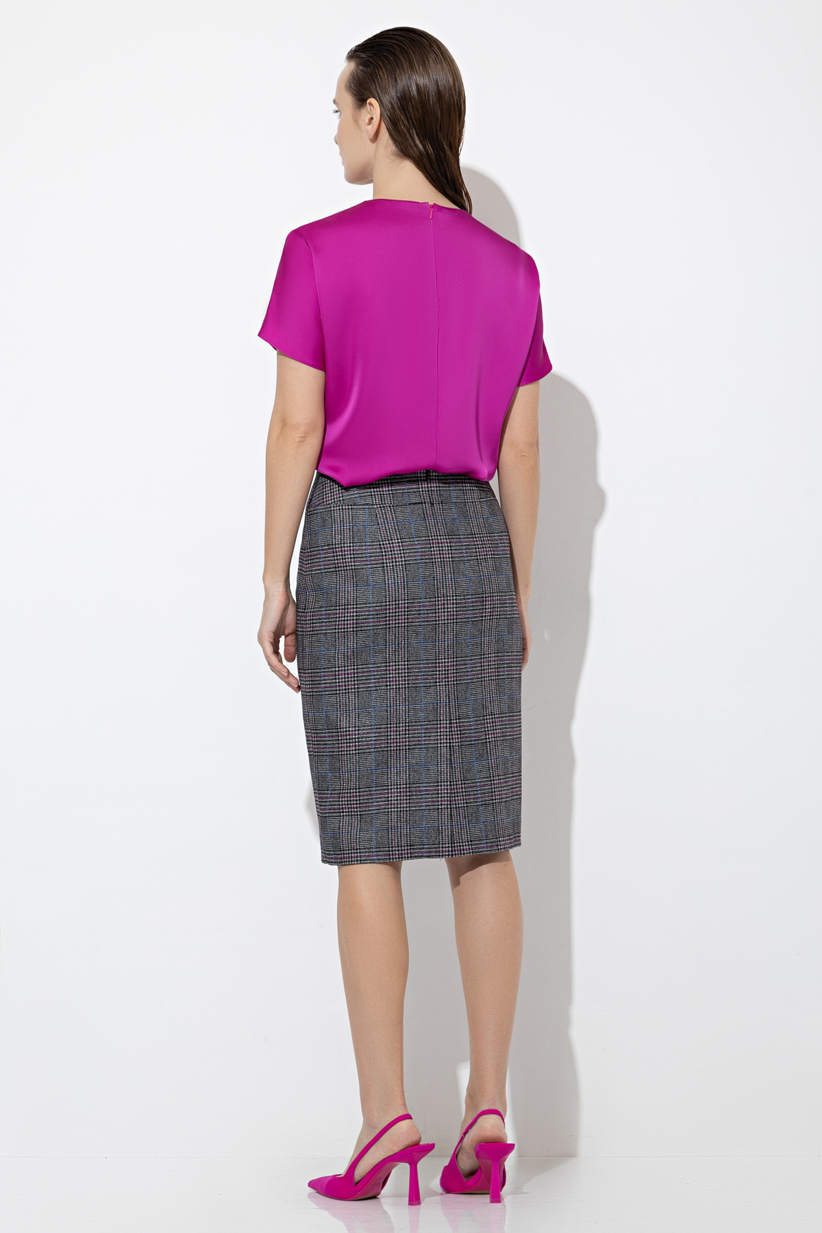 Skirt VASSA&Co, пол female, цвет серый