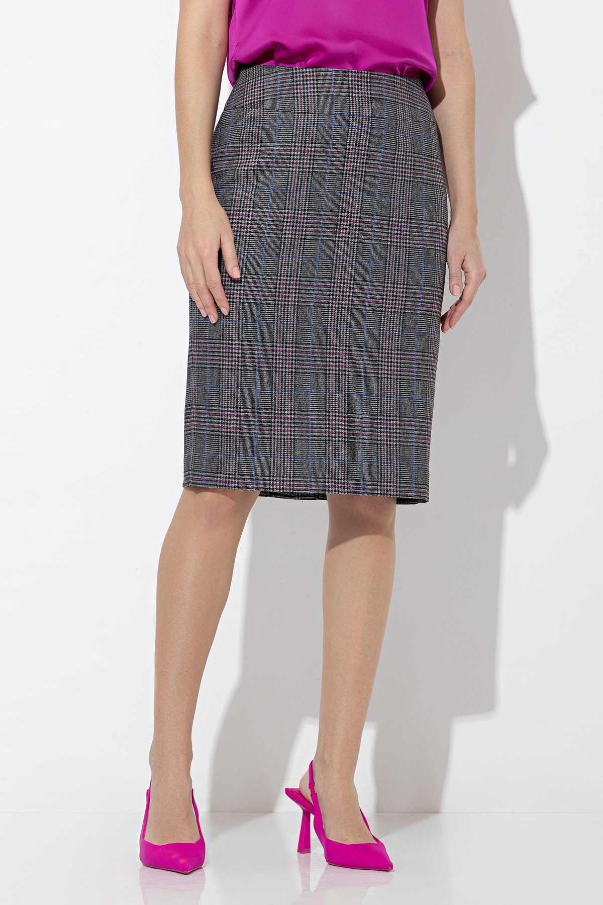 Skirt VASSA&Co, пол female, цвет серый