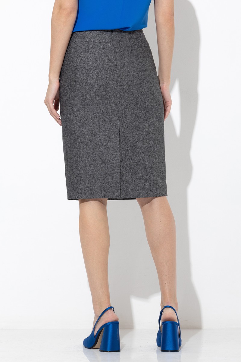 Юбка VASSA&Co, пол женский, цвет серый, фото №5