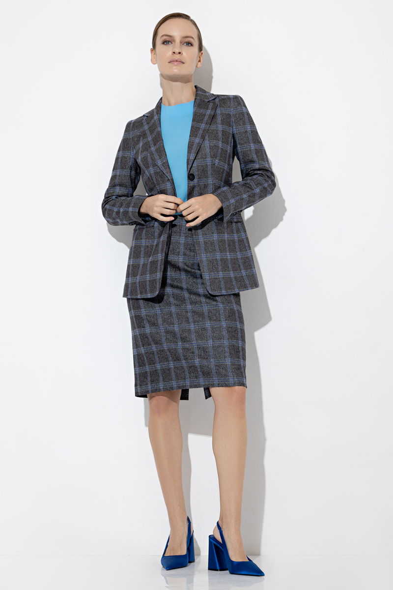 Skirt VASSA&Co, пол female, цвет серый