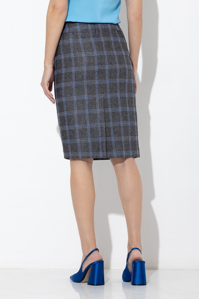 Skirt VASSA&Co, пол female, цвет серый, фото №5