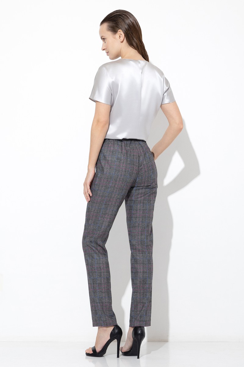 Trousers VASSA&Co, пол female, цвет серый, фото №5