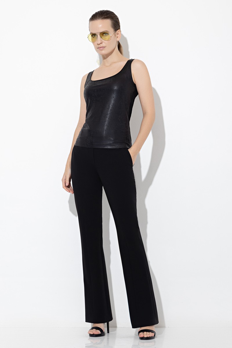 Брюки VASSA&Co, пол женский, цвет черный, фото №2