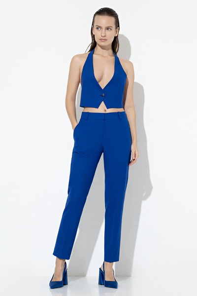 Жакет со съемной деталью VASSA&Co, пол женский, цвет синий, фото №3