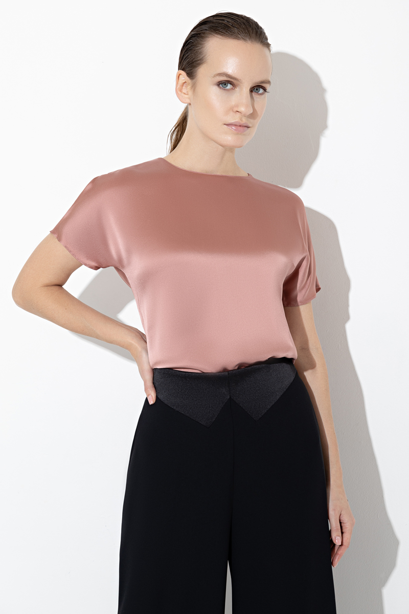 Блузка VASSA&Co, пол женский, цвет розовый