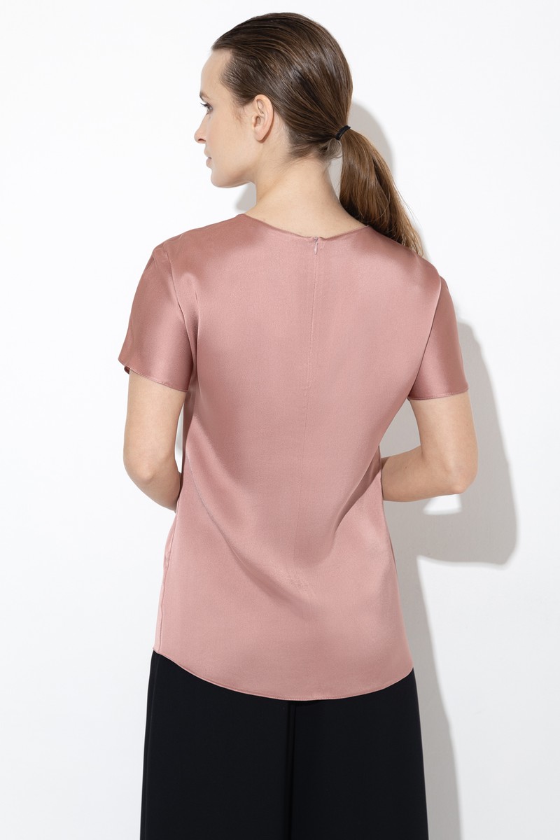 Блузка VASSA&Co, пол женский, цвет розовый, фото №5