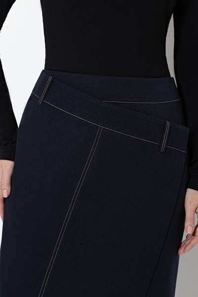 Асимметричная юбка VASSA&Co, пол женский, цвет серый, фото №6