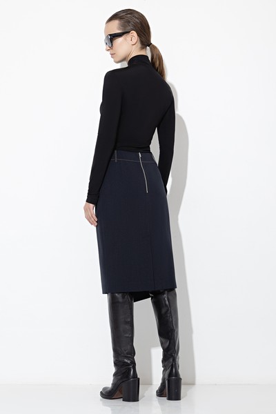 Асимметричная юбка VASSA&Co, пол женский, цвет серый, фото №5