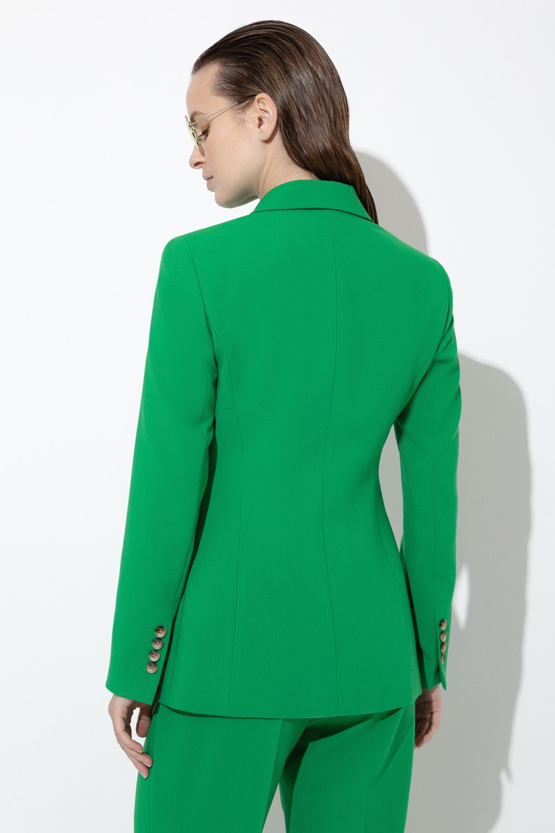 Жакет VASSA&Co, пол женский, цвет зеленый, фото №7