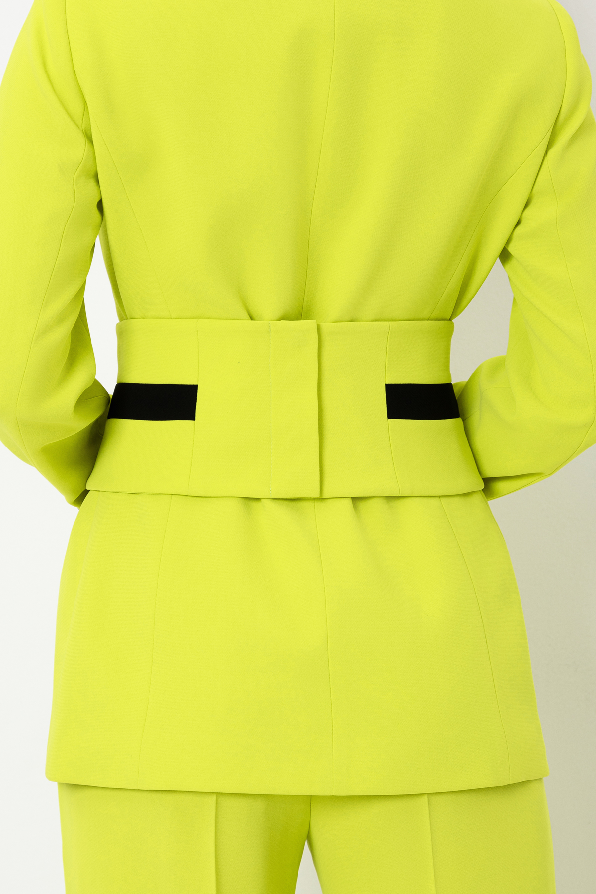 Широкий пояс VASSA&Co, пол женский, цвет желтый