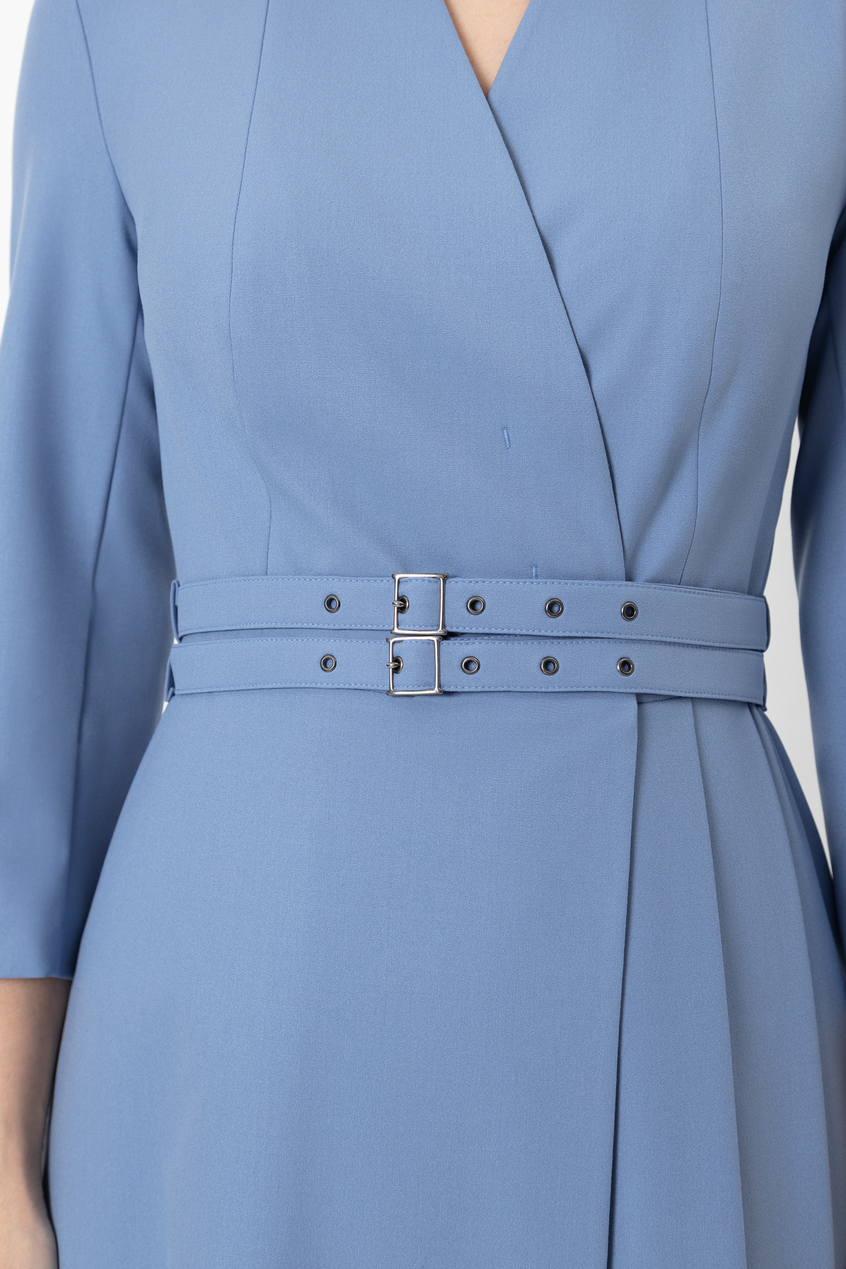 Платье VASSA&Co, пол женский, цвет голубой