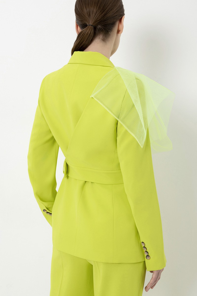 Дизайнерский жилет VASSA&Co, пол женский, цвет желтый, фото №5