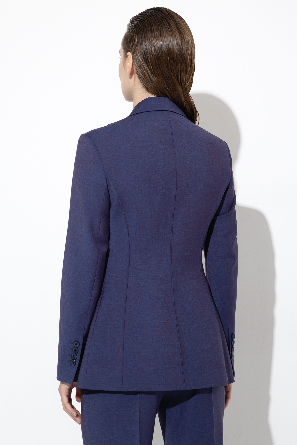 Однобортный жакет VASSA&Co, пол женский, цвет фиолетовый