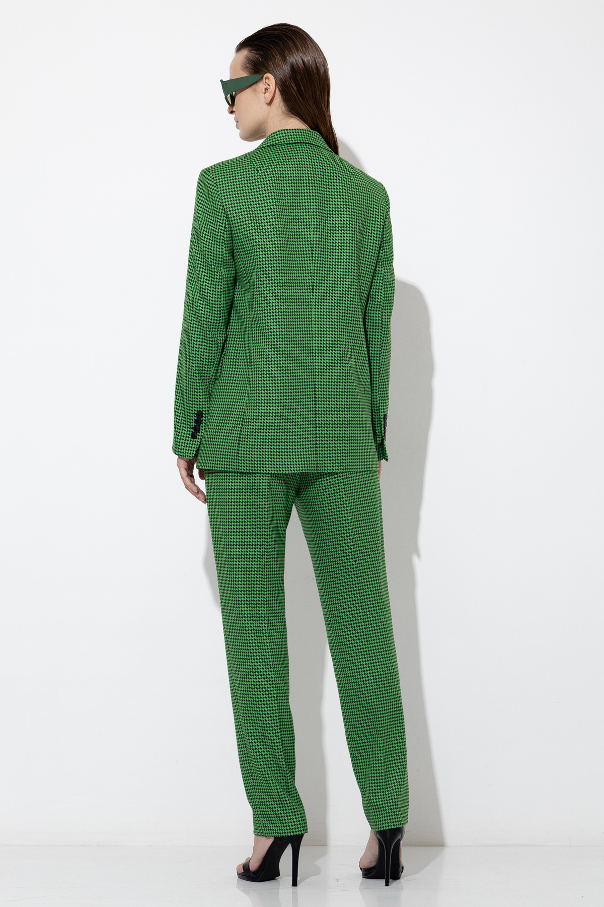 Жакет прямого кроя VASSA&Co, пол женский, цвет зеленый, фото №4