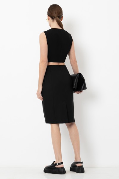 Юбка-карандаш VASSA&Co, пол женский, цвет черный, фото №2