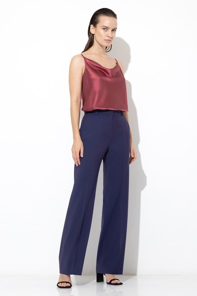 Брюки VASSA&Co, пол женский, цвет фиолетовый, фото №2