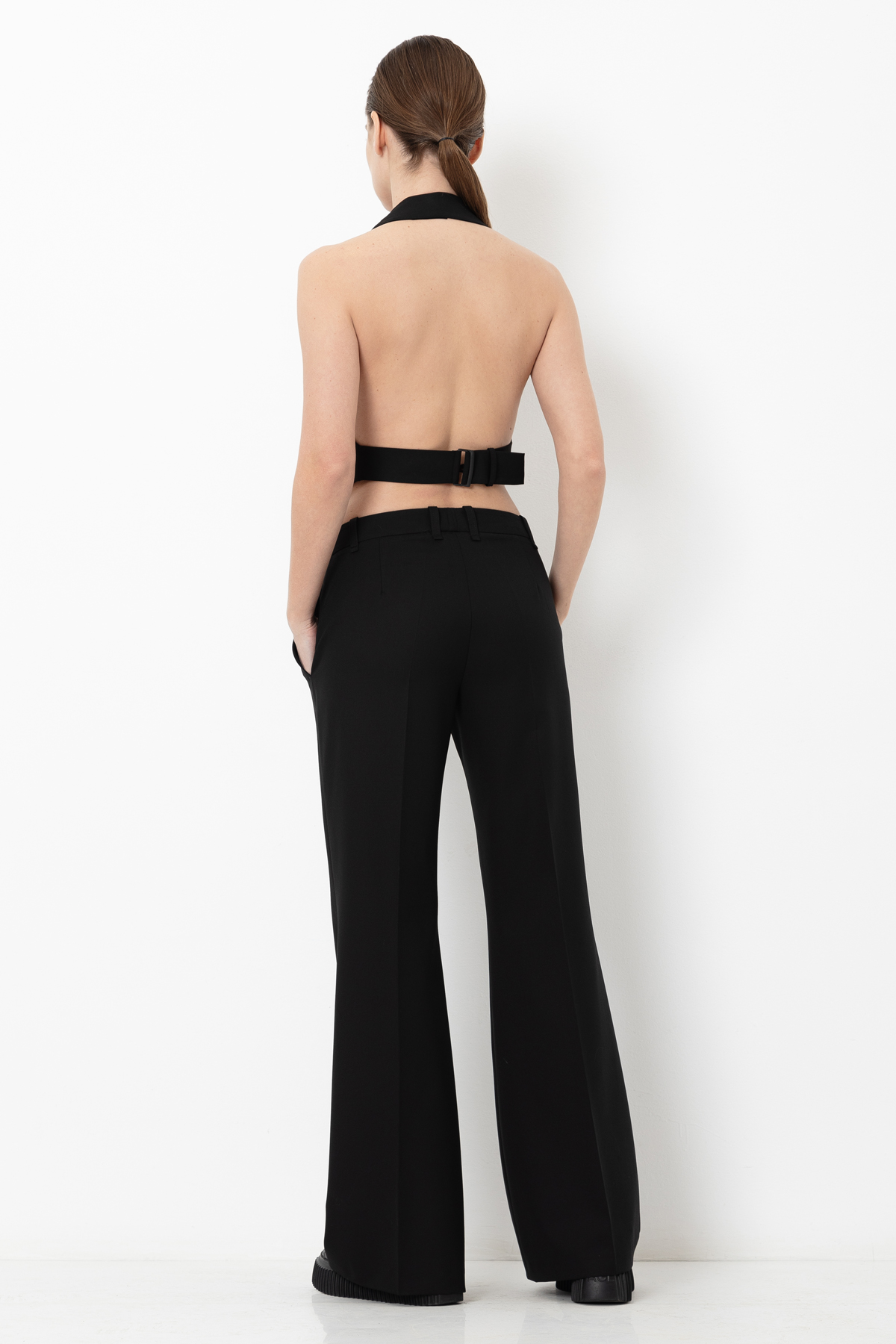 Trousers VASSA&Co, пол female, цвет black