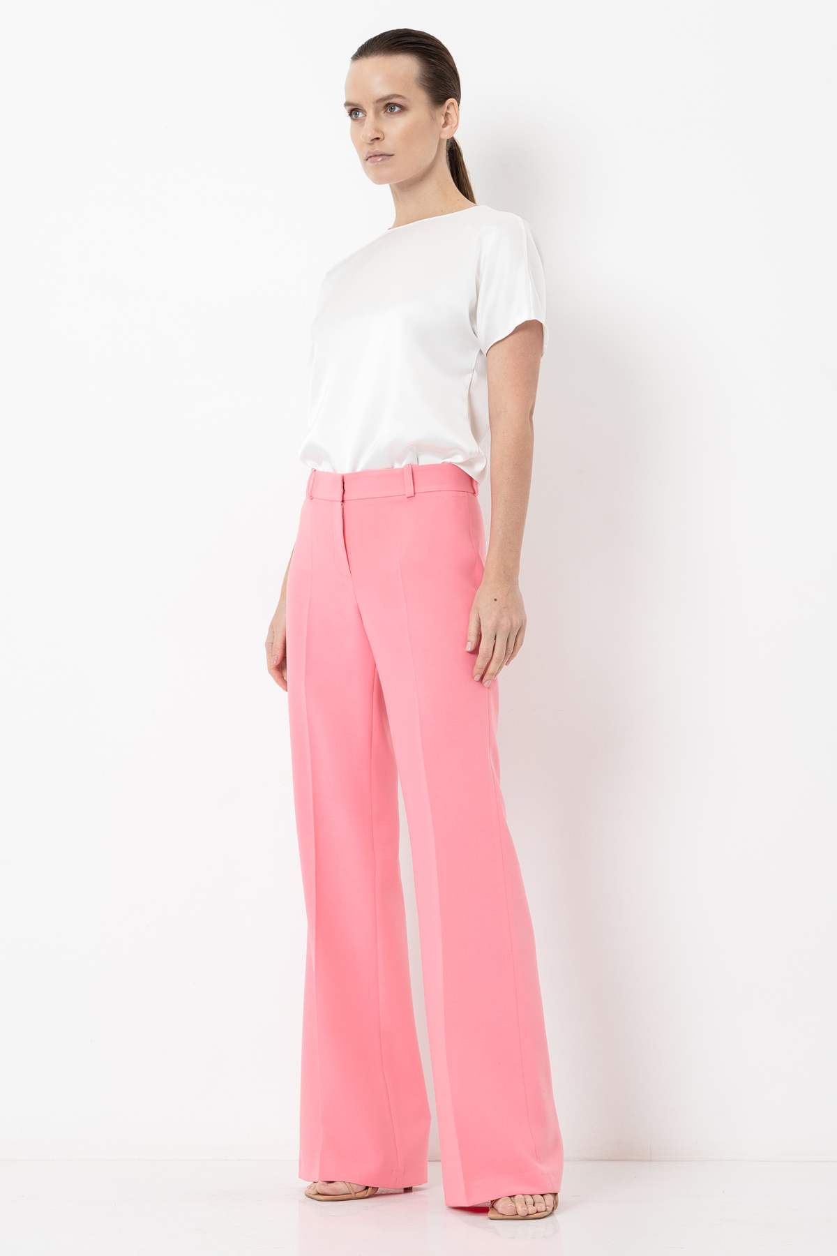 Брюки VASSA&Co, пол женский, цвет розовый, фото №3