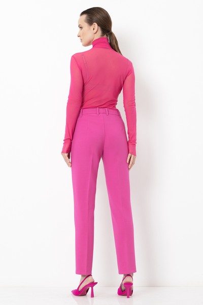 Зауженные брюки VASSA&Co, пол женский, цвет розовый, фото №3