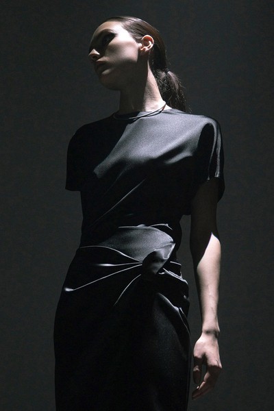 Базовая блузка VASSA&Co, пол женский, цвет черный, фото №3