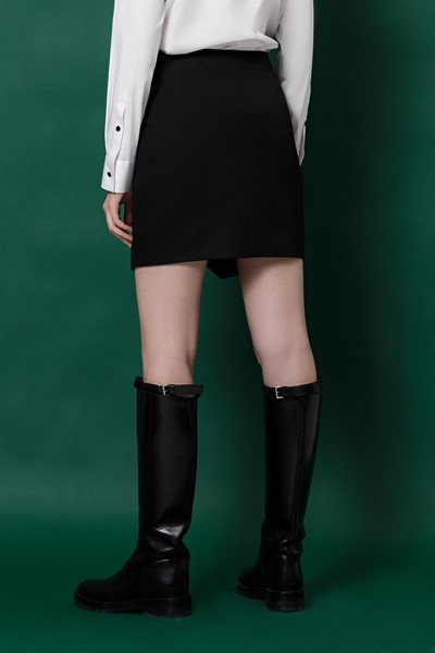 Юбка VASSA&Co, пол женский, цвет черный, фото №4