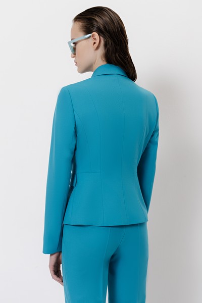Jacket VASSA&Co, пол female, цвет голубой, фото №5