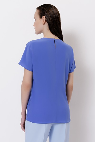 Blouse , пол female, цвет синий, фото №5