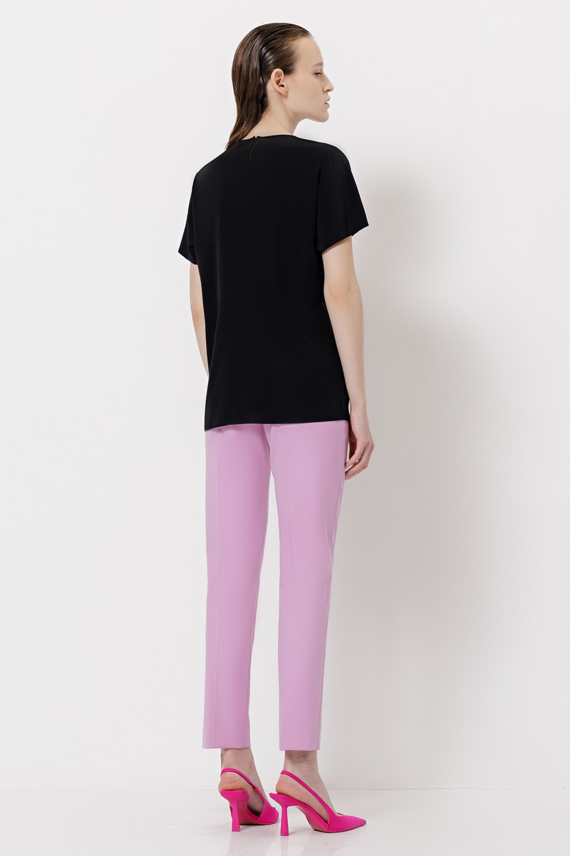 Blouse VASSA&Co, пол female, цвет black, фото №5