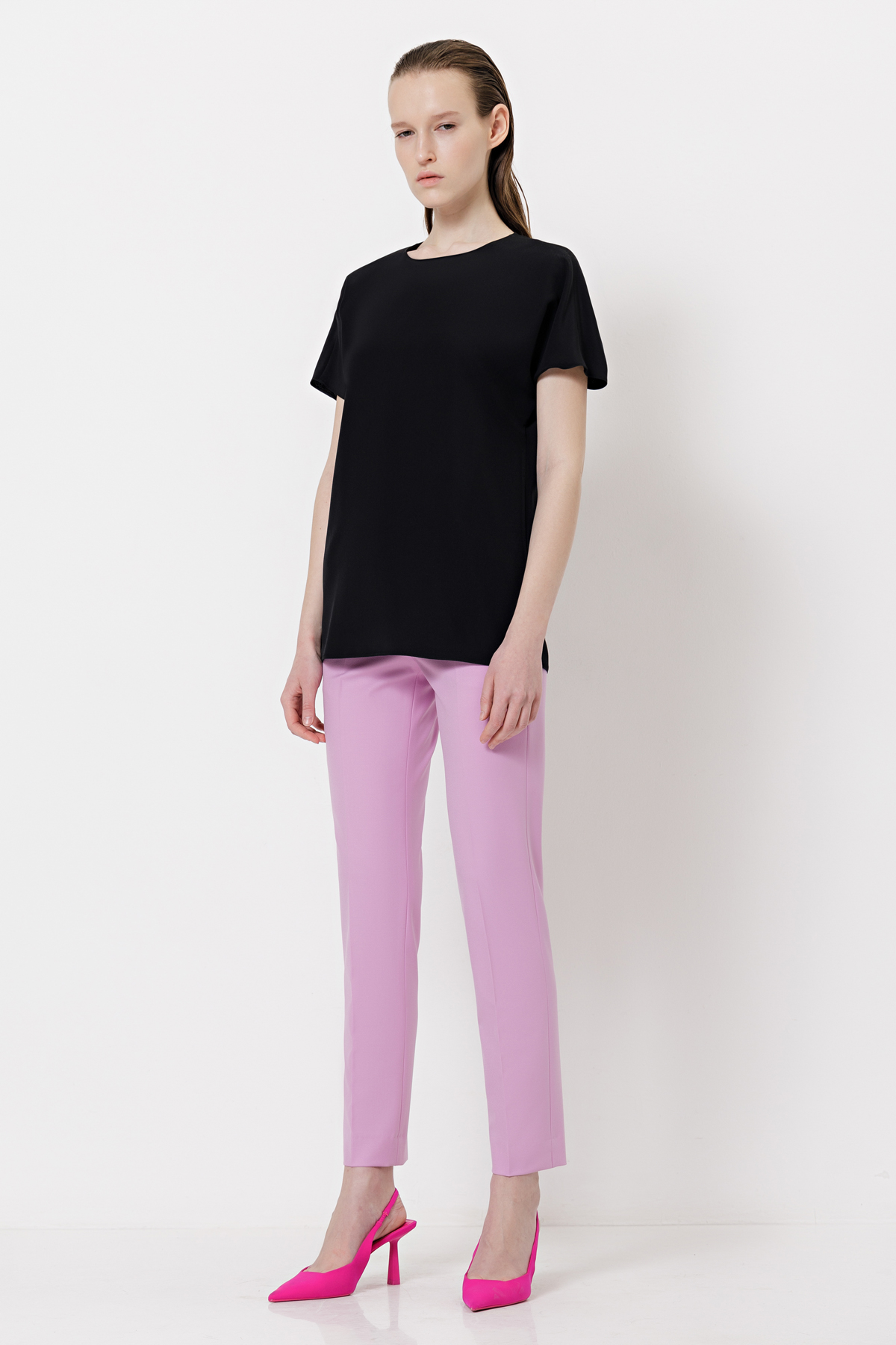 Blouse VASSA&Co, пол female, цвет black