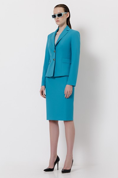 Skirt VASSA&Co, пол female, цвет голубой, фото №3