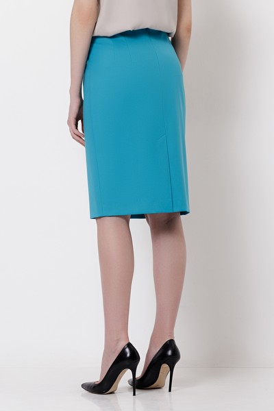 Skirt VASSA&Co, пол female, цвет голубой, фото №5