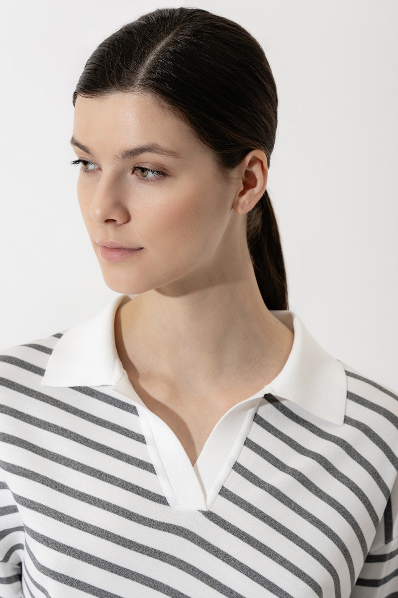 Sweater VASSA CODE, пол female, цвет серый, фото №2