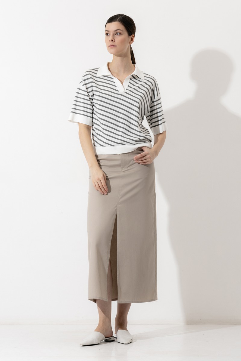 Sweater VASSA CODE, пол female, цвет серый, фото №3