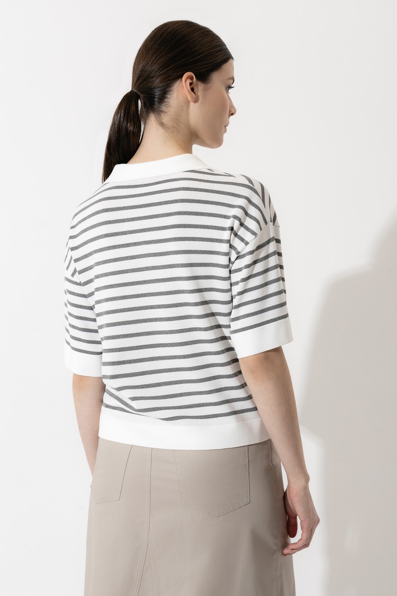 Sweater VASSA CODE, пол female, цвет серый, фото №5