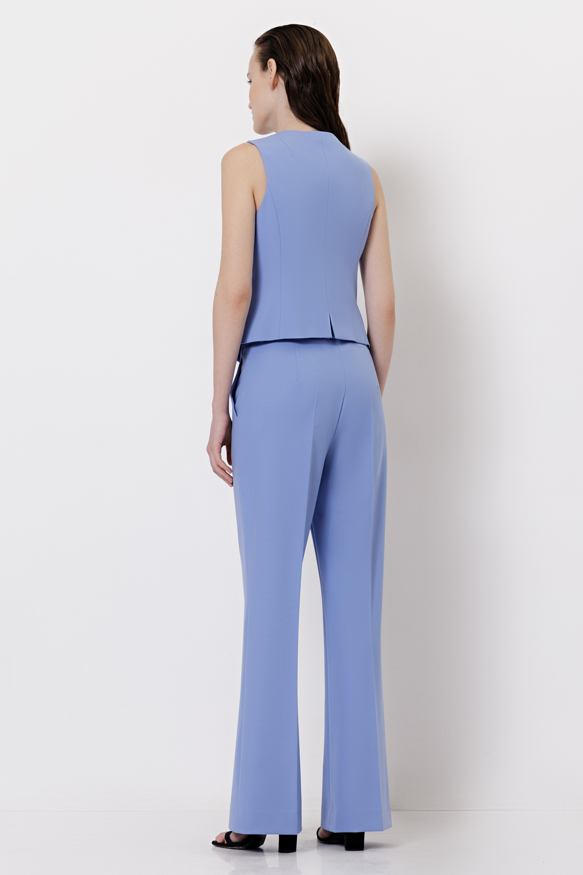 Trousers VASSA&Co, пол female, цвет violet, фото №5