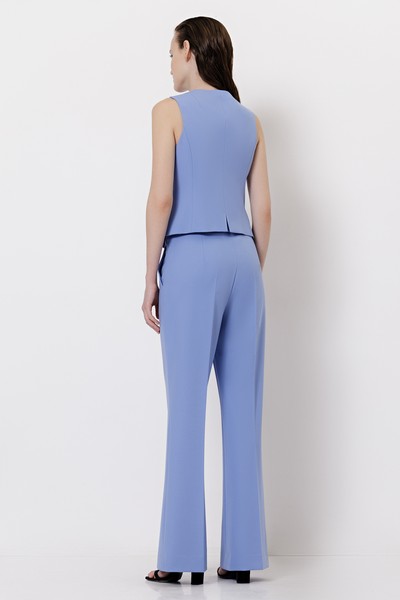 Trousers VASSA&Co, пол female, цвет violet, фото №5