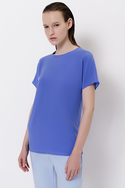 Blouse , пол female, цвет синий, фото №3