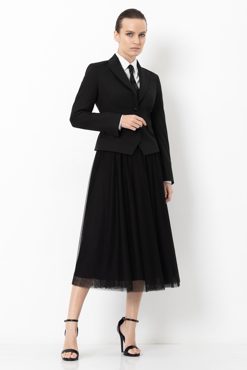 Jacket VASSA&Co, пол female, цвет black, фото №5