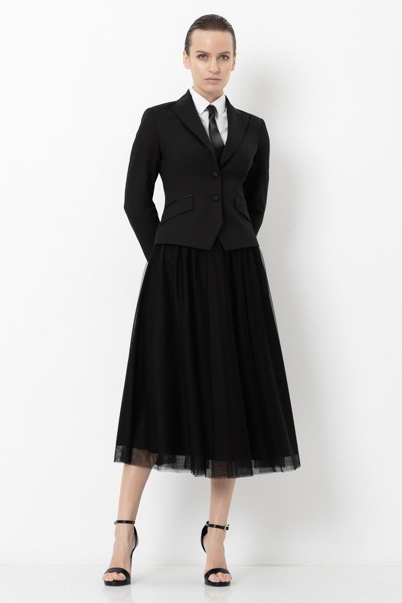 Jacket VASSA&Co, пол female, цвет black, фото №4